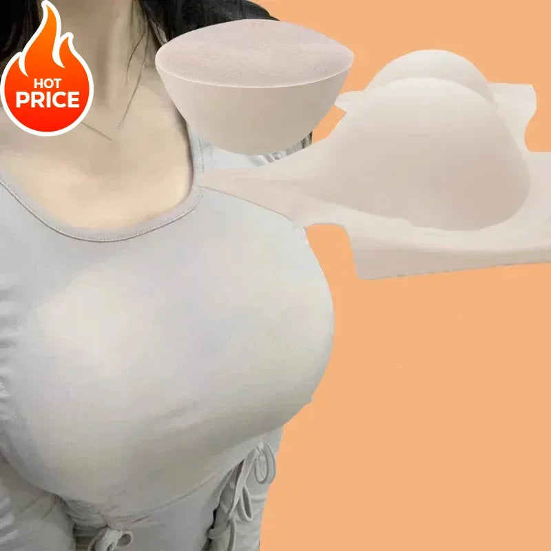 8CM Thicken Push Up Bra Pads Removable Breast Enhancer Inserts for Bikini Swimsuit Lingerie Chest Lift Padded Inserts Accessorie