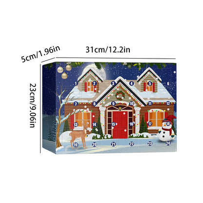 Girls Makeup Advent Calendar Surprise Blind Box 24pcs Skin Care Products Gift Box Christmas Countdown Calendar Beauty Care Set