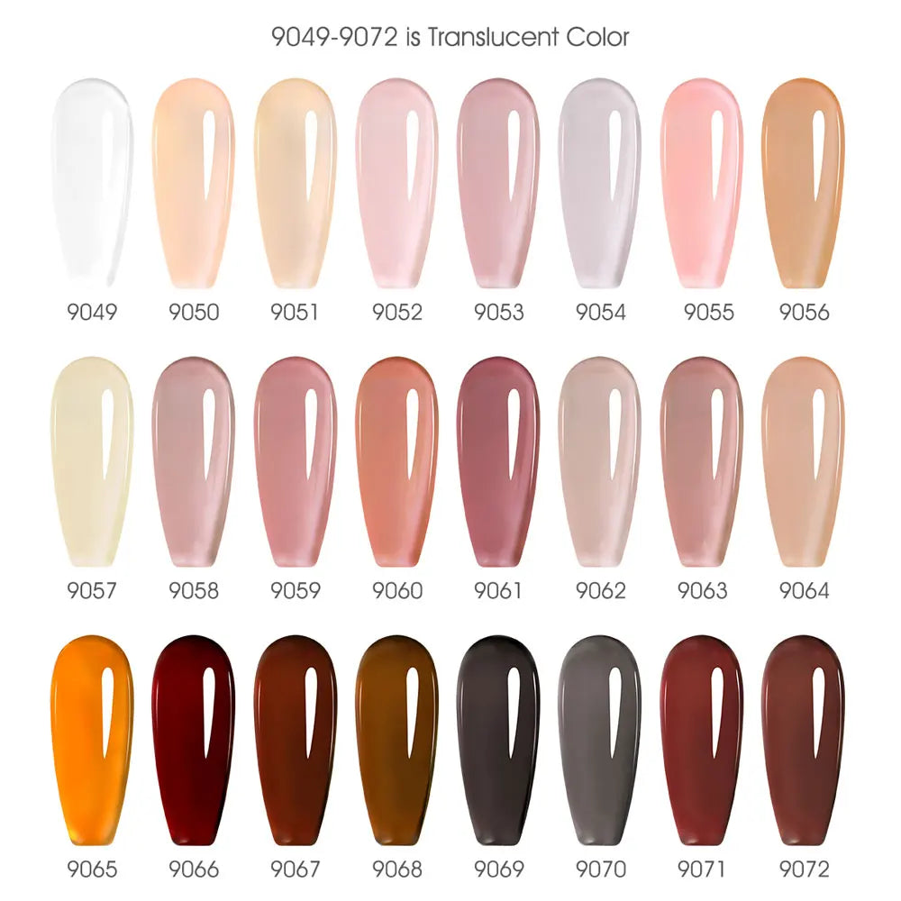 CANNI 9ML Kit Nail Gel Polish HEMA/TPO FREE Full Coverage 30pcs Color Gel Pigment Professional Nail Art Long-lasting Gel Varnish