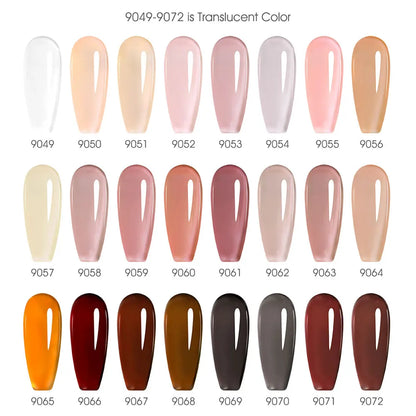 CANNI 9ML Kit Nail Gel Polish HEMA/TPO FREE Full Coverage 30pcs Color Gel Pigment Professional Nail Art Long-lasting Gel Varnish