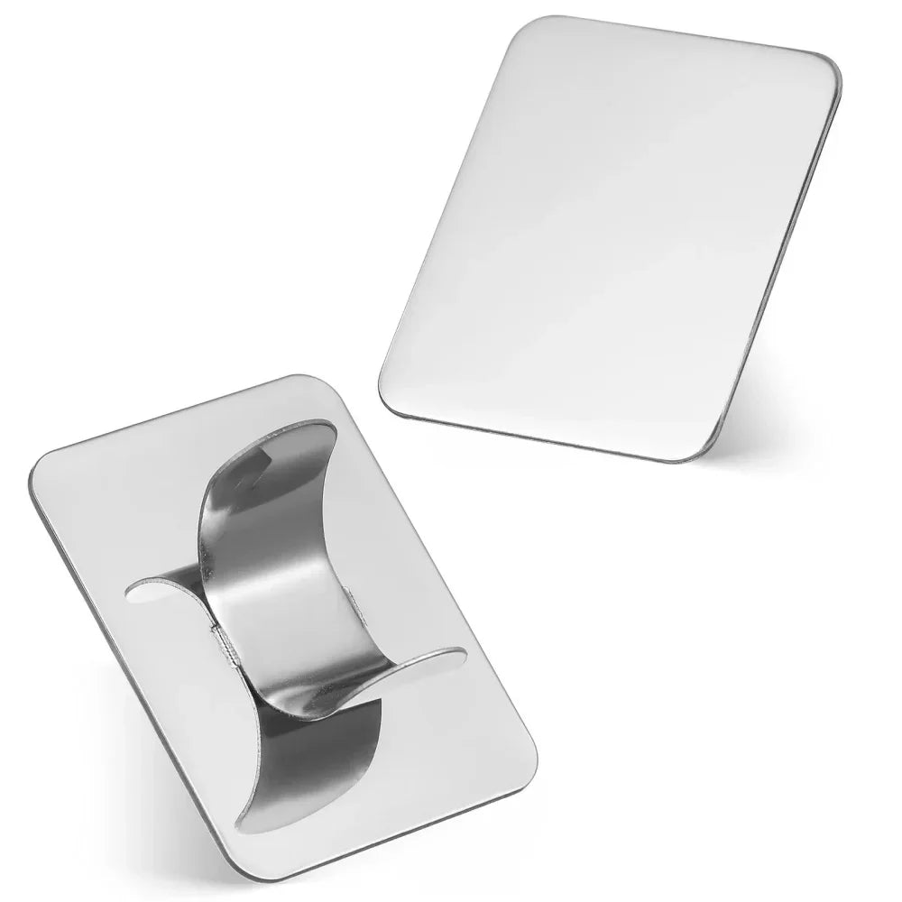 Stainless Steel Cosmetic Mixing Palette With Mini Foundation Spatula Professional Makeup Blending Tray For Liquid Foundation