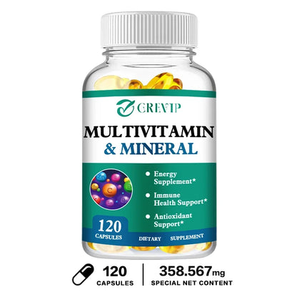Multivitamin and Mineral - Energy Support, Muscle Mass, Immune System, Antioxidants