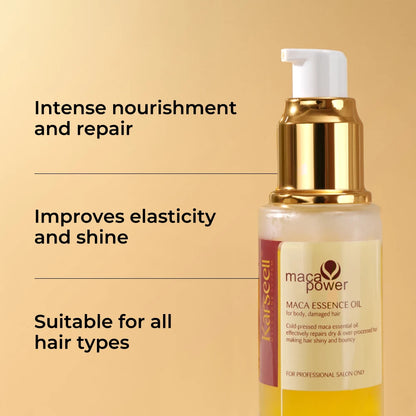 Karseell Hair Mask 500ml + Argan Oil 2pcs Set Deep Repair Conditioning Hair Serum Collagen Hair Treatment for Dry Damaged Hair
