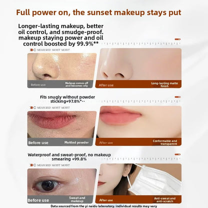 RUYI 100ml Makeup Fixing Setting Spray Waterproof Long Lasting Oil Control Hydrating Sunscreen Primer Setting Spray Cosmetics