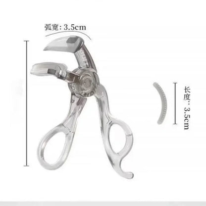 Dual-Type Eyelash Curler Waterproof Natural Curl Wide Partial Clip Long-Lasting Eye Makeup Tool Professional Eye Makeup Tool