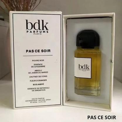 BDK Parfums Lasting Perfume 100ml for Women Men Cherry Pink Pepper Fragrance Black Vanilla Tonka Bean Amber Body Spray Parfum