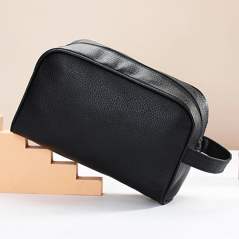 Cosmetic Bags Women Fashion Solid Color Handheld Wash Makeup Bag Ladies Portable Travel Storage Lipstick Organiser Bags
