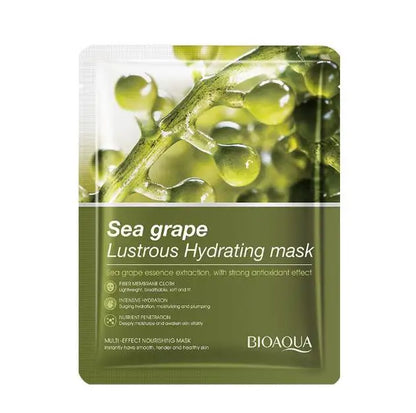 6/12pcs BIOAQUA Caviar Grape White Truffle Face Mask Anti Wrinkle skincare Moisturizing Hydrating Facial Masks Skin Care