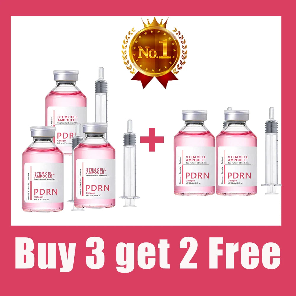 Stem Cell Ampoule Essence, PDRN Ampoule Deep Repair Renew Skin Brighten Tone Strengthen Barrier Firming Facial Essence