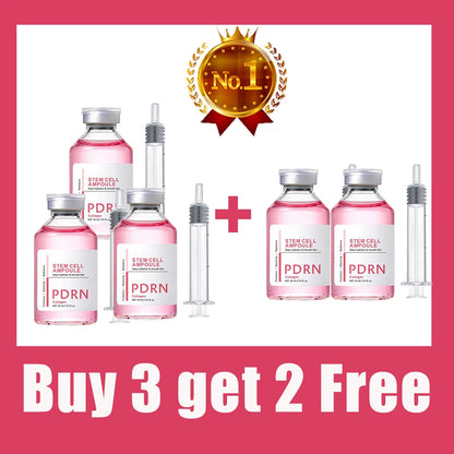Stem Cell Ampoule Essence, PDRN Ampoule Deep Repair Renew Skin Brighten Tone Strengthen Barrier Firming Facial Essence