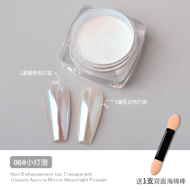 5ML/Jar Silver Metallic Painting Gel Nail Polish Sparkling Glitter Nail Art Gel Varnish Mirror Effect UV Gel Polish Manicure Art