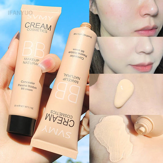 4 Colors BB Cream Isolation Cream Liquid Foundation Moisturizing Oil Control Long Lasting Makeup Waterproof Natural Face Primer