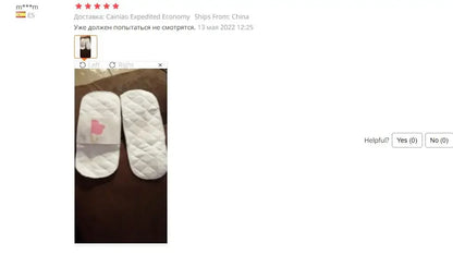 2PCS 19CM Reusable Daily Pads Menstrual Sanitary Pads Waterproof Panty Liner Super Thin 100% Cotton Feminine Hygiene Pads