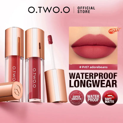 Velvet Matte Lipstick Ultra Pigmented Long Lasting Waterproof Lip Gloss Smudge Proof Non Sticky Hydrating Lip Stain