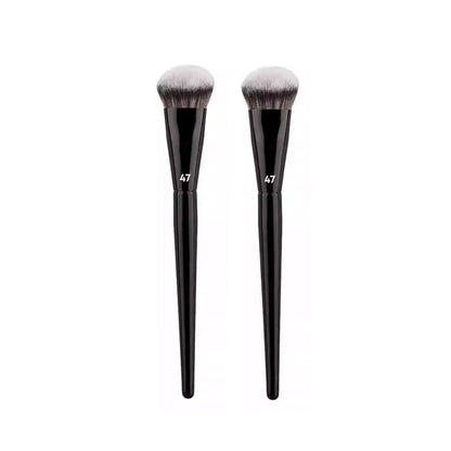 1/2/3Pcs 47 Professional Foundation Brush Angled Cosmetic Tool for Liquid Cream Blending Blush & Makeup Shadow - Broom Design
