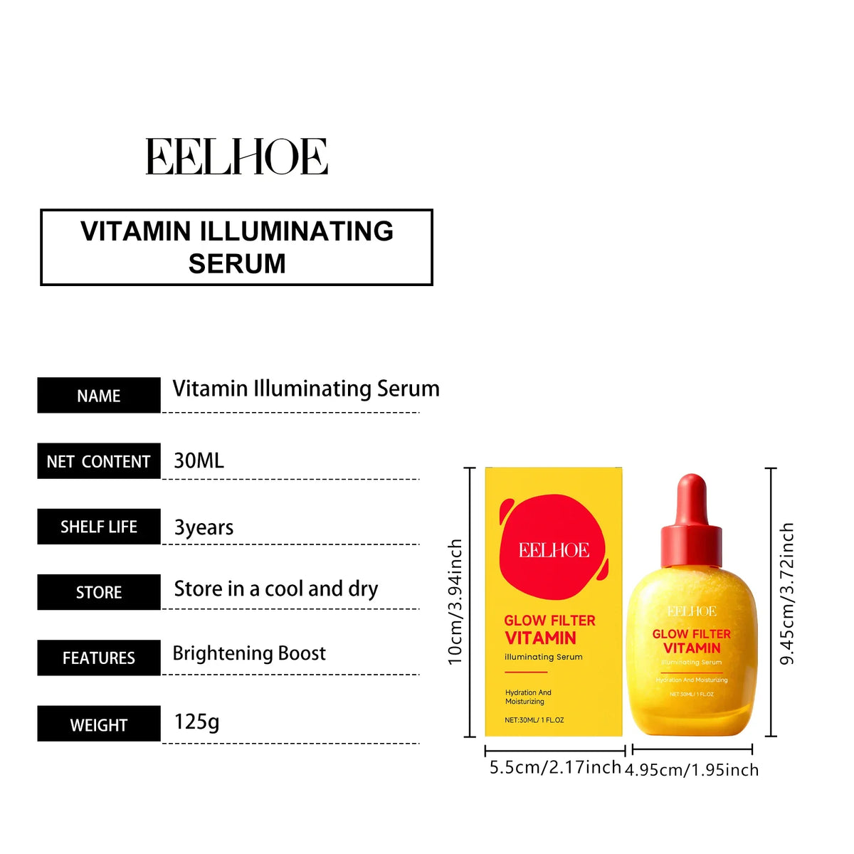 Vitamin C Serum Strengthens Skin Barrier Brightening Face Essence Deep Hydrating Nourishing Anti-Dryness Korean Facial Skincare