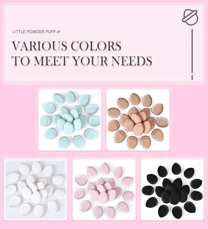 CNK 5/10Pcs Mini Finger Puff Foundation Small Air Cushion Powder Sponge Face Concealer BB Cream Cosmetic Applicator Makeup Tool