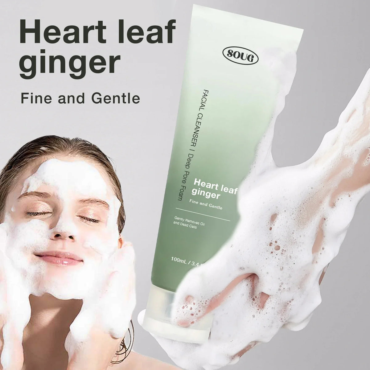 Cleanser Oil Heartleaf Quercetinol Pore Deep Cleansing Foam Control Moisturizing  Centella Remove Pore Skin Care For Women