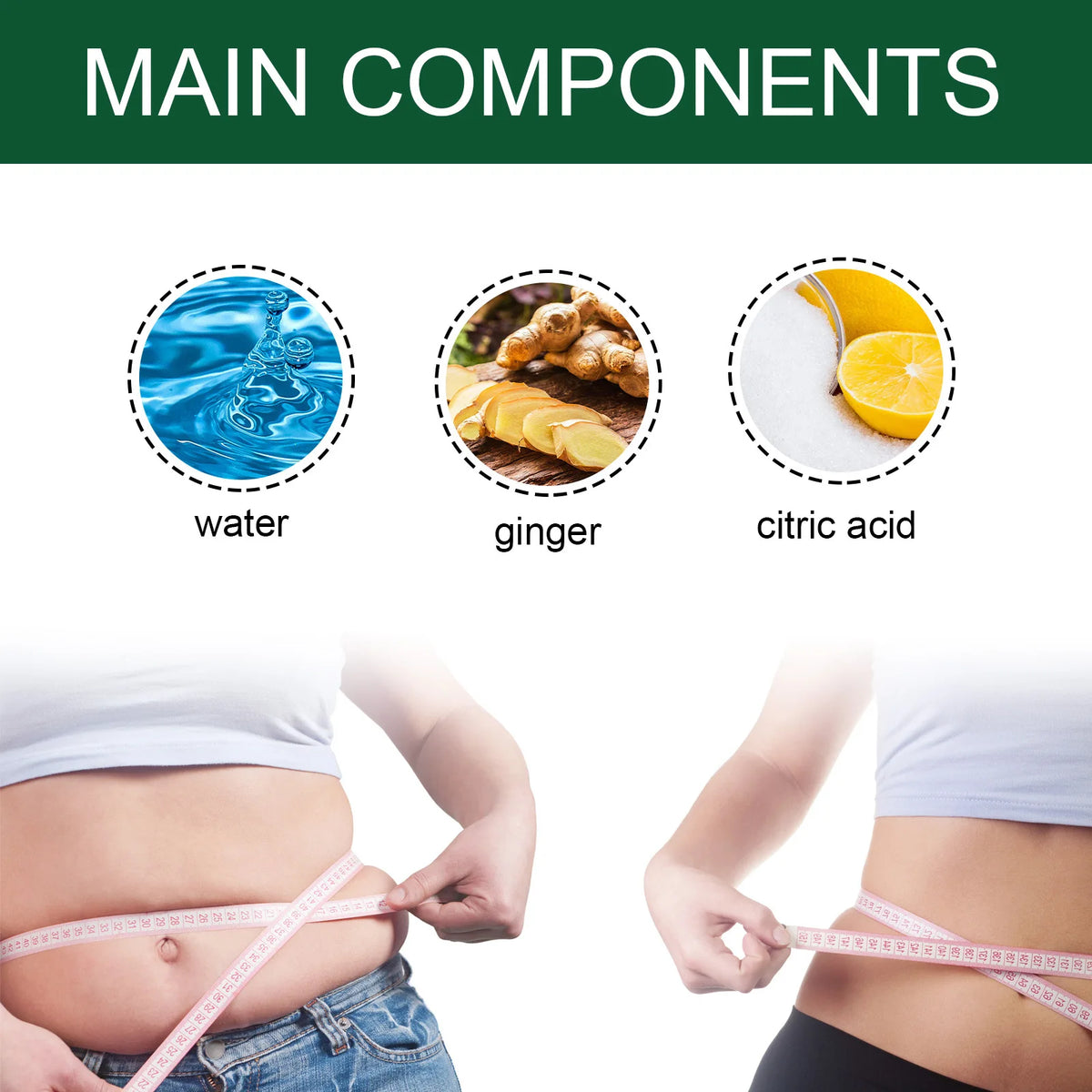 EELHOE 7 Day Ginger Slimming Cream Firming Body Thigh Belly Skin Anti Cellulite Strengthening Nourishing Slimming Massage Cream