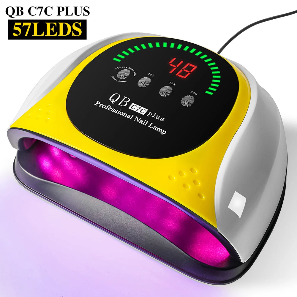 Manicure UV LED Nail Drying For Nails 57LEDS Gel Polish Curing UV Lamp With Diamond Design Professional Nail Dry Equipment