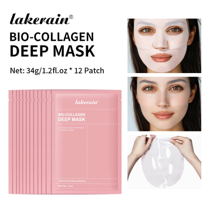 Collagen Face Mask Shrink Pores Deep Hydrating Overnight Mask Moisturizing Refreshing Brightening Face Skin Care Masks