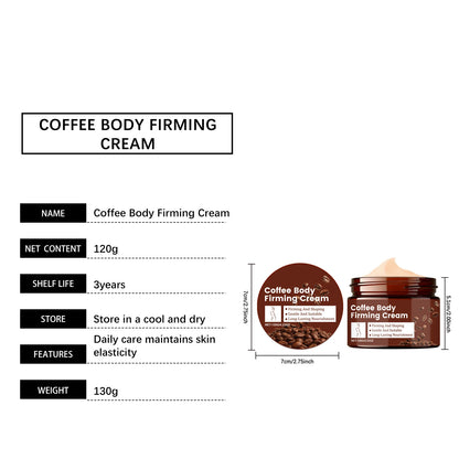 Firming Body Cream Anti Cellulite Tighten Skin Lifting Non-greasy Soften Sculpting Shaping Body Care Coffee Cream Moisturizer