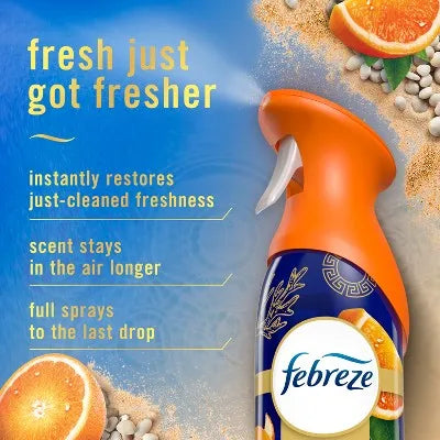 Air Freshener Spray Air Fresheners Tranquil Cypress Cove: Aerosol, Non-Powered, 1-Pack for Room and Fabric Freshening