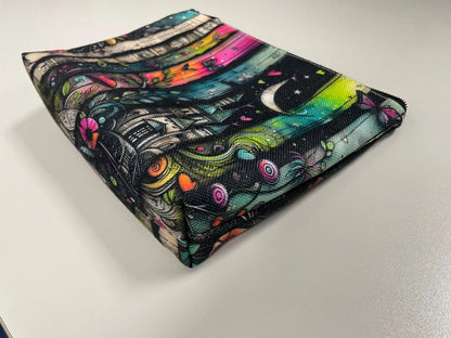 1pc, London Travel Gift Makeup Bag, London City Themed Cosmetic Storage Pouch, Portable Toiletries Organizer