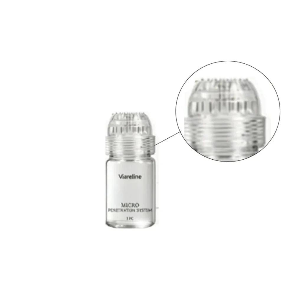Professional Microneedle Serum Kit Hyaluronic Acid Hexapeptide Collagen Smoothing Fine Lines Deep Moisturizing Facial Care 0.3mm