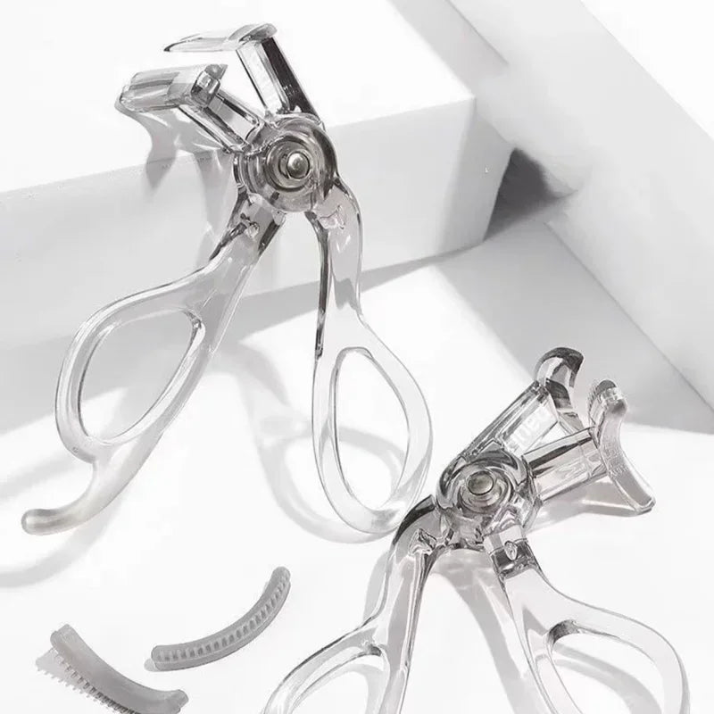 Dual-Type Eyelash Curler Waterproof Natural Curl Wide Partial Clip Long-Lasting Eye Makeup Tool Professional Eye Makeup Tool