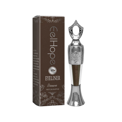 Waterproof Eyeliner Pencil Long-Lasting Smudge Proof Quick Dry Rich Color Sensitive Skin Sweatproof Safe Portable Silky Eyeliner