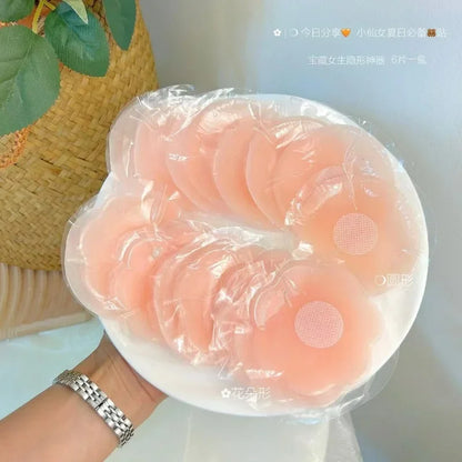 2/100Pcs Self-adhesive Nipple Cover Women Invisible Silicone Chest Breast Stickers Reusable Patch Bra Lift Up Pads Wholesale