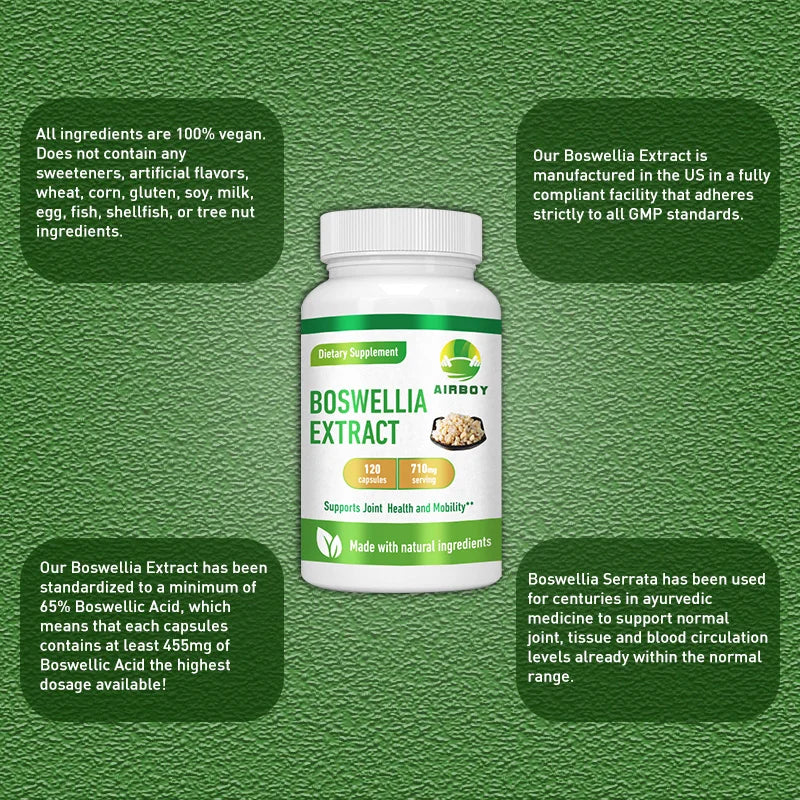 Boswellia Extract - Joint Support, Bone Health, Joint Support for Mobility and FlexibilitySupplements