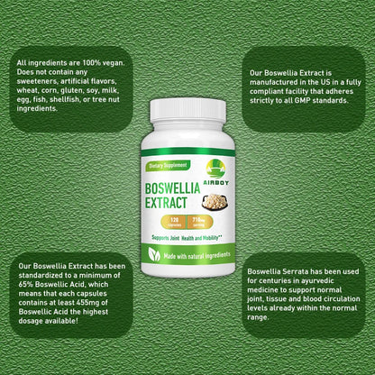 Boswellia Extract - Joint Support, Bone Health, Joint Support for Mobility and FlexibilitySupplements