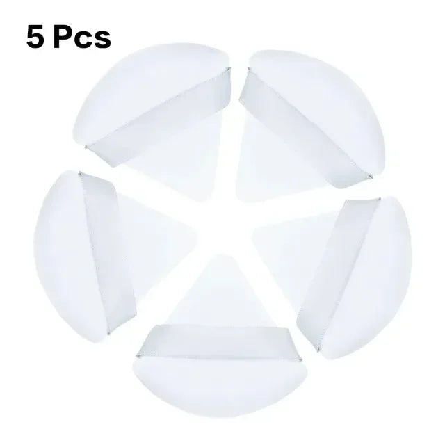 2/5/10/20Pcs Triangle Velvet Powder Puff Mini Face Makeup Sponge Washable Lightweight Cosmetics