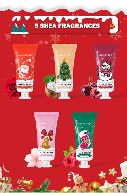 60 piece Christmas hand cream gift box set, advanced essence moisturizing and moisturizing, suitable for dry and cracked skin