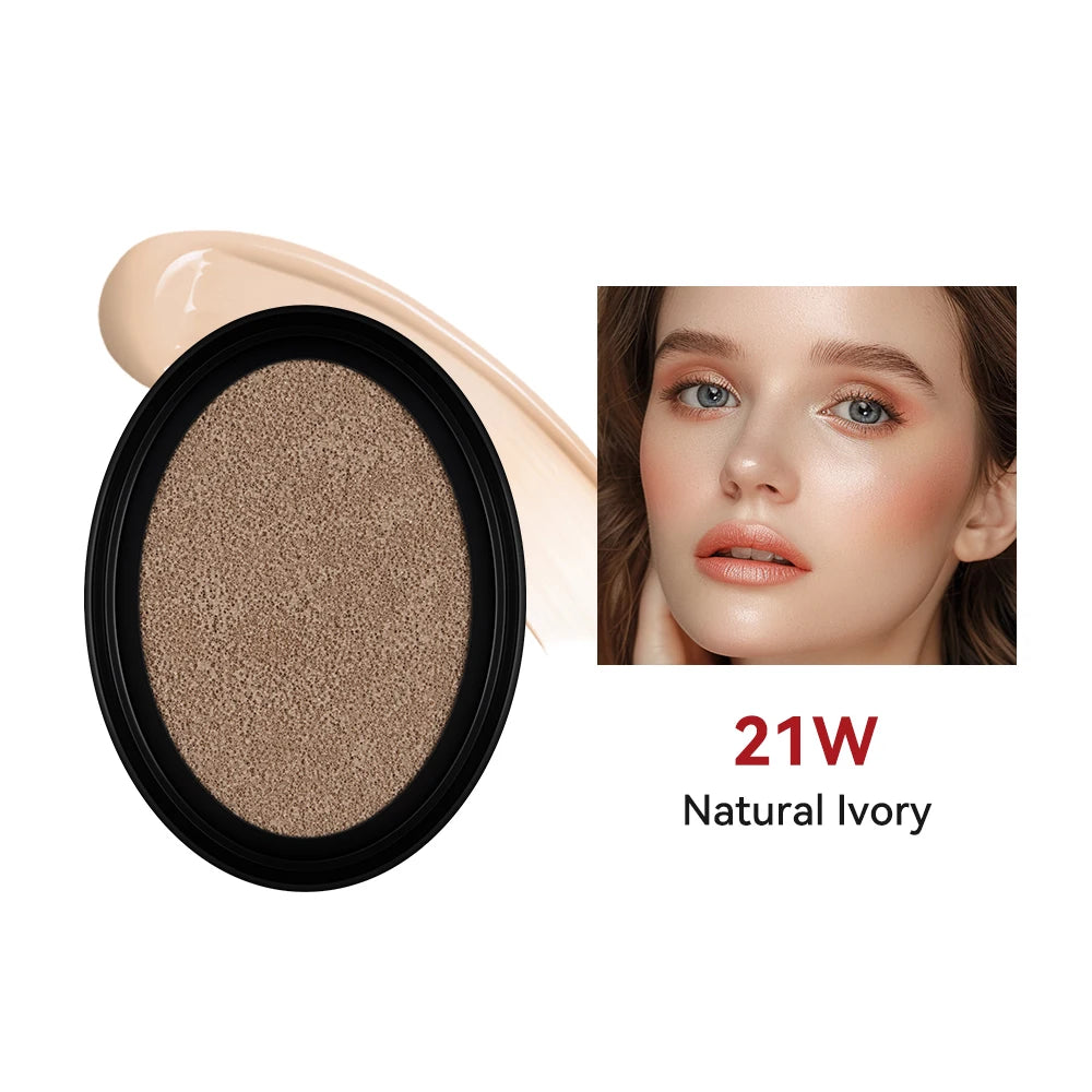 Sunscreen Cushion Refills Foundation Waterproof Long-lasting Brighten Foundation Cream Women Base Makeup Face Korea Cosmetics