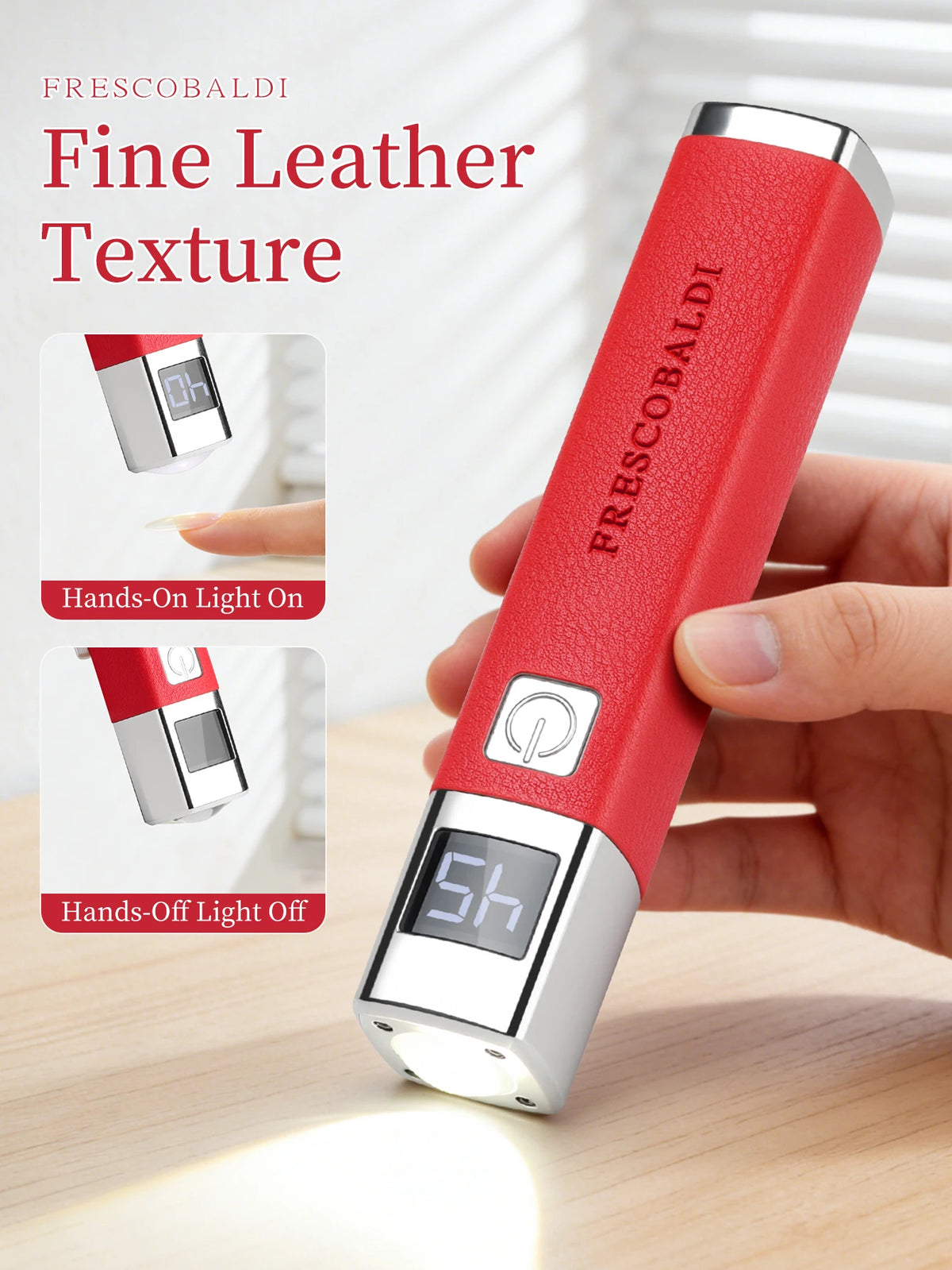 1Pc Red Mini Rechargeable UV LED Nail Lamp For Gel Nails，Quick Dry Nail Phototherapy Machine UV LEDs Gel Polish Nail Dryer Lamp