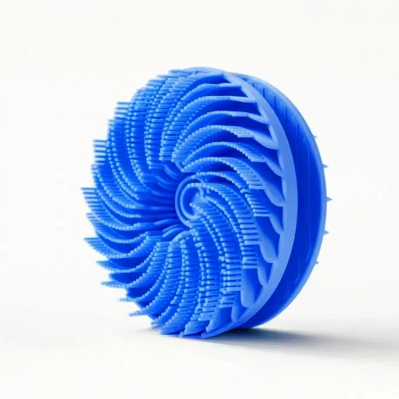 Soft Silicone Body Scrubber Scalp Exfoliating Non-irritating Body Wash Massager Bath Shower Skin Care Tool