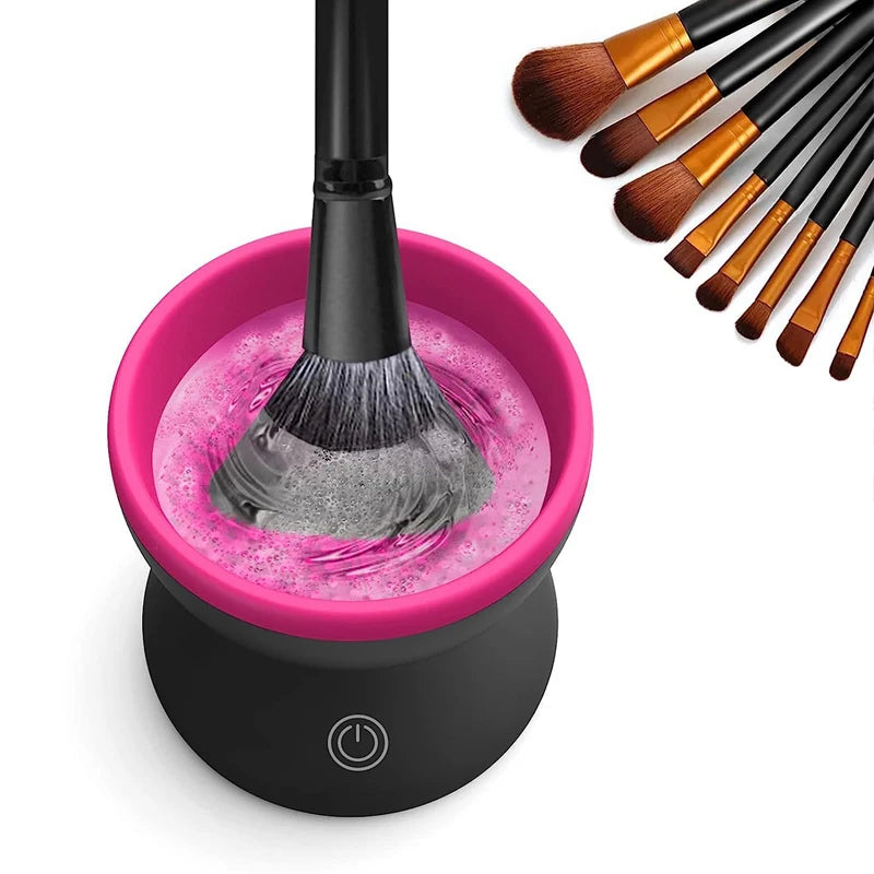 portable Electric Makeup Brush Cleaning Machine USB Cleaning Tool Suitable for Various Sizes of Beauty Makeup Brushes Artifact