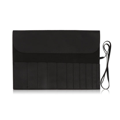 Roll Up Makeup Brush Holder, Makeup Brush Organizer, Travel Makeup Brushes Bag Cosmetic Bags Pouch For Women Eyebrow Brushes
