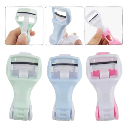 Portable Eyelash Curler Professional Curling Auxiliary Eyelash Extension Make False Clip Folding Beauty Salon Makeup Tools