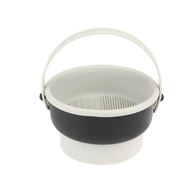3-In-1 Foldable Silicone Makeup Brush Cleaner Mat & Drying Rack Lightweight Portable Cosmetic Brush Cleaner for Business Trips
