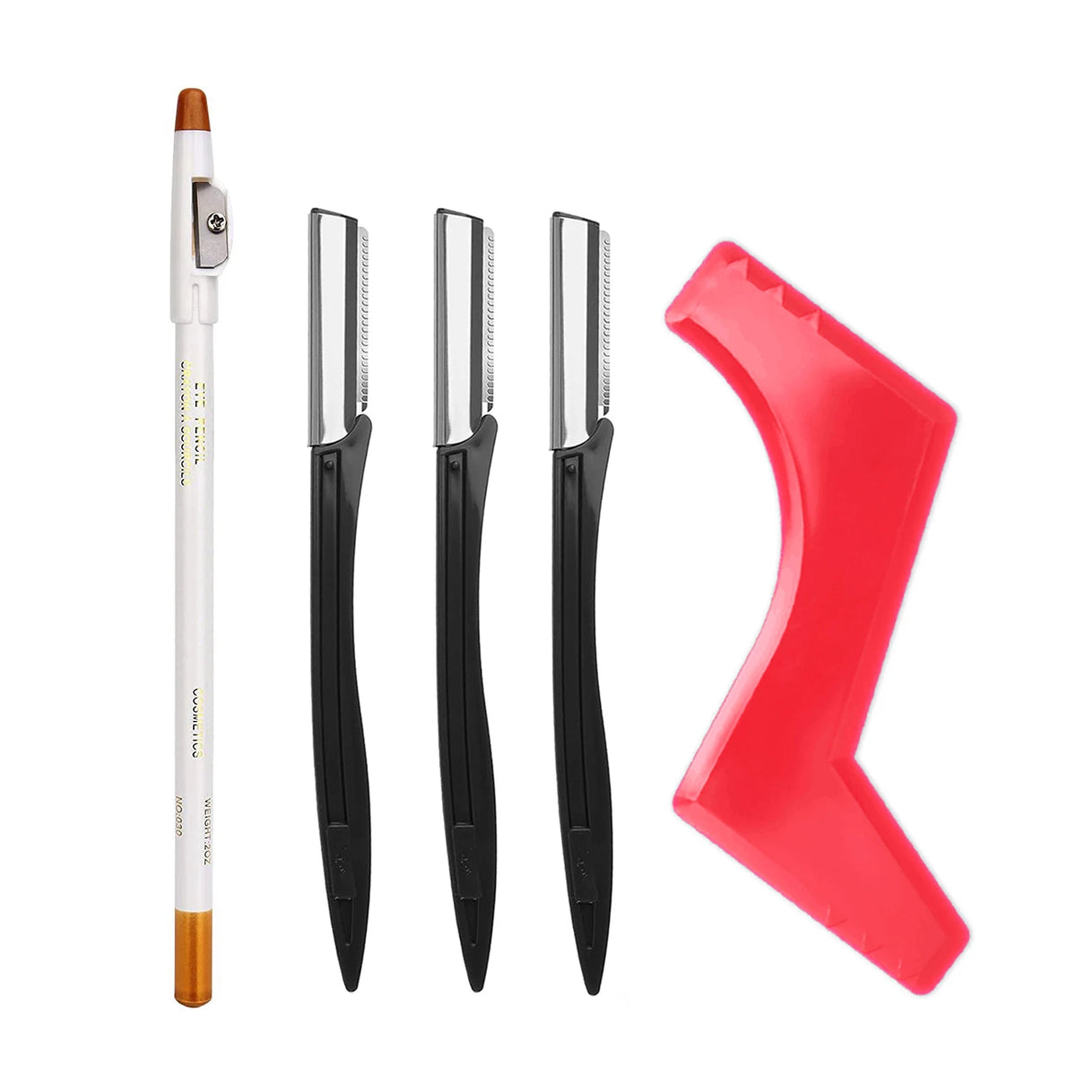 Men Razors Beard Shaving Tool Kit Man Styling Template Stencil Whiskers Comb Beard Pencil Hair Removal