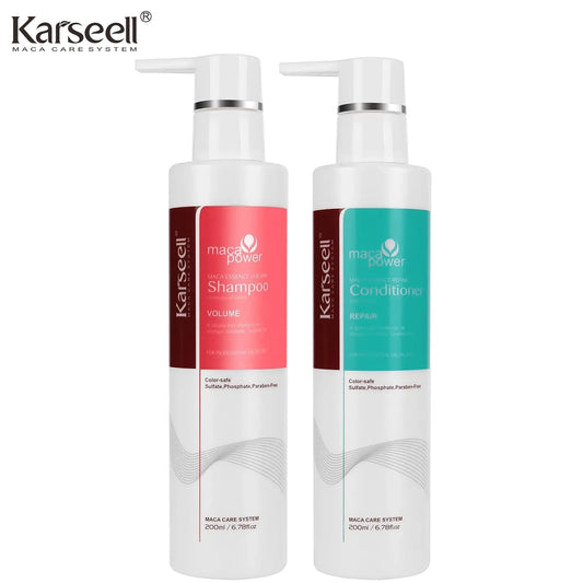 Karseell Volume Shampoo and Conditioner 2pcs Set, Lightweight for Fine Hair, Adding Volume to Flat Hair, Dermatologically Tested