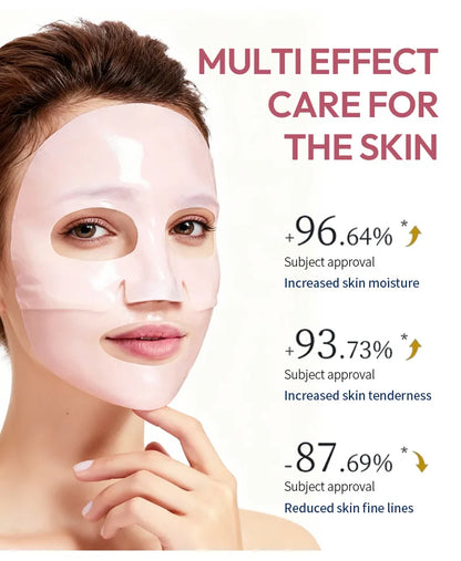 4pcs Graduation Gift Hydrating Collagen Face Mask Skin Friendly Firming Soothing Facial Treatment for Glowing Skin Students