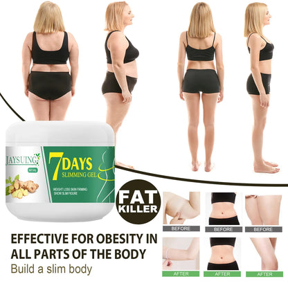 Ginger Slimming Cream Remove Cellulite Lost Weight Thighs Legs Firming Promotes Fat Burning Shaping Belly Sculpting Cream 30g