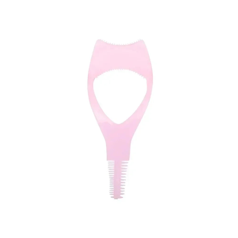 3 in 1 Portable Eyelash Makeup Tool Lash Curler Anti Smudge Mascara Shield Guard Eyeliner Holder Eye Beauty Cosmetic Accessory