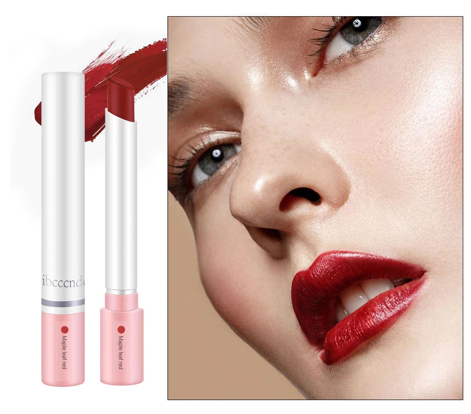 4 Pcs Cigarette Lipstick Set Matte Lip Gloss Long Lasting Waterproof Nude Lip Tint Lip Stick Tube Cosmetics Christmas Gift