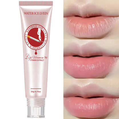 Lip Plumper Cream 20g with Peptides & Aloe - Moisturizing Non-Sticky Lip Balm, Smooth & Voluminous Lips